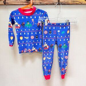 Hanna‎ Andersson Marvel Kids Pajama Set US 4 100% Organic Cotton